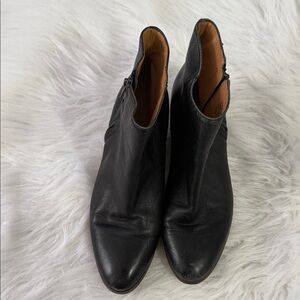 J. Crew Sleek Black Ankle Boots